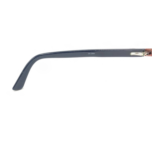 Gucci GG 2894 71K Red Blue Rectangle Eyeglasses Frames 53-16 Italy Designer - Picture 10 of 12